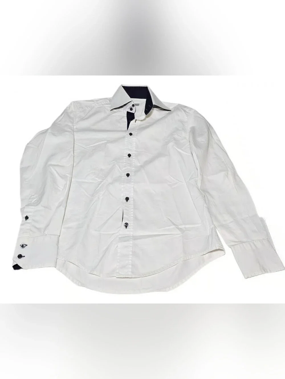 Bruce Field Double Retors White Button Up Dress Shirt - Picture 1 of 6